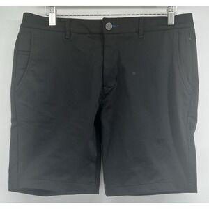 Twillory Performance Tailored Fit Shorts Black Tagged 34 Actual 36 8.5" Inseam